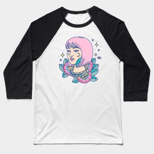 Snake girl Baseball T-Shirt